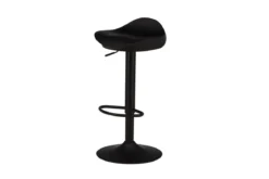 2er Set - Barhocker Adoro in Schwarz aus Metall