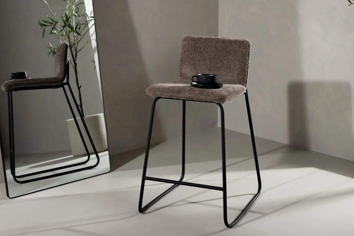 2er Set - Barhocker Sabine aus Stahl in 2 Farben