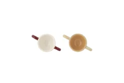 2er Set Eierbecher – Bunt, aus Steingut