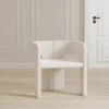 2er Set - Esszimmerstuhl Cati in Weiß für Esszimmer oder Wohnzimmer