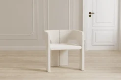 2er Set - Esszimmerstuhl Cati in Weiß für Esszimmer oder Wohnzimmer