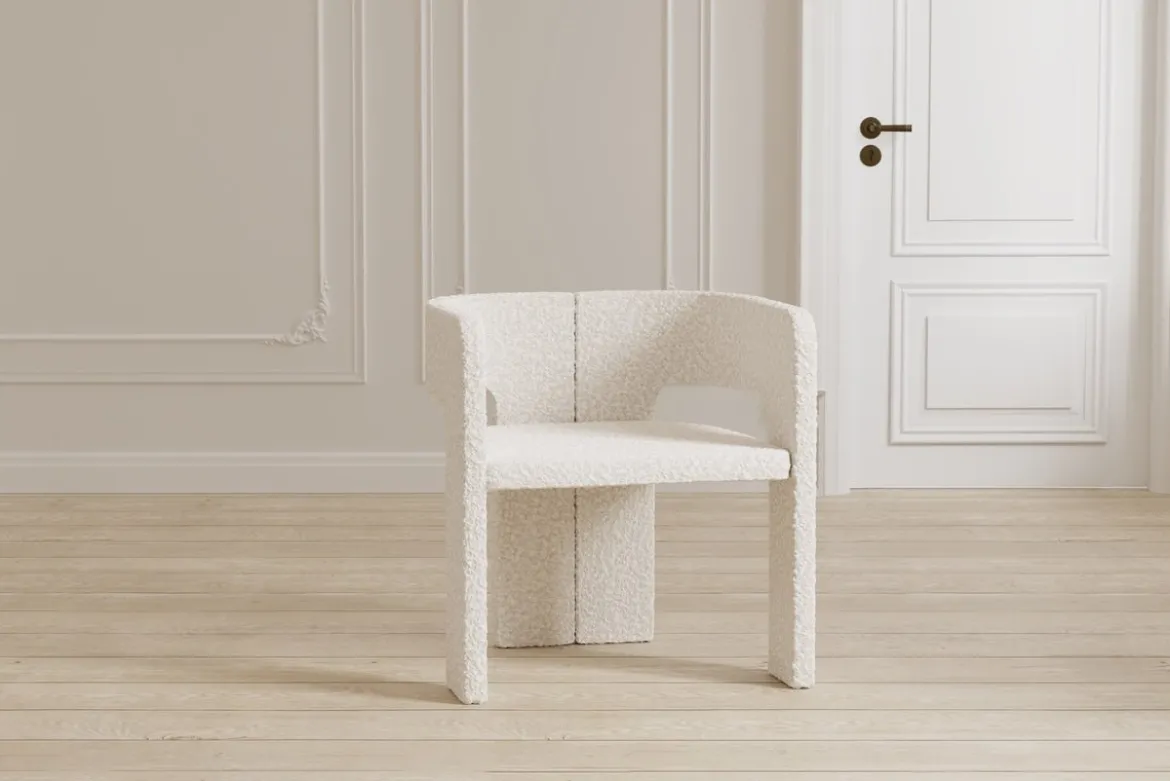 2er Set - Esszimmerstuhl Cati in Weiß für Esszimmer oder Wohnzimmer