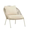 2er Set - Garten Loungesessel Orlina in Beige