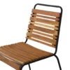 2er Set - Gartenstuhl Bali aus Akazie/Metall