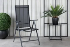 2er Set - Gartenstuhl Bologna aus Textilene/Aluminium
