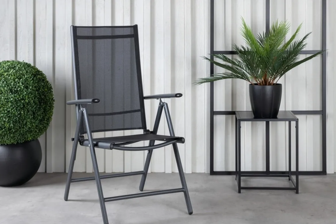 2er Set - Gartenstuhl Bologna aus Textilene/Aluminium