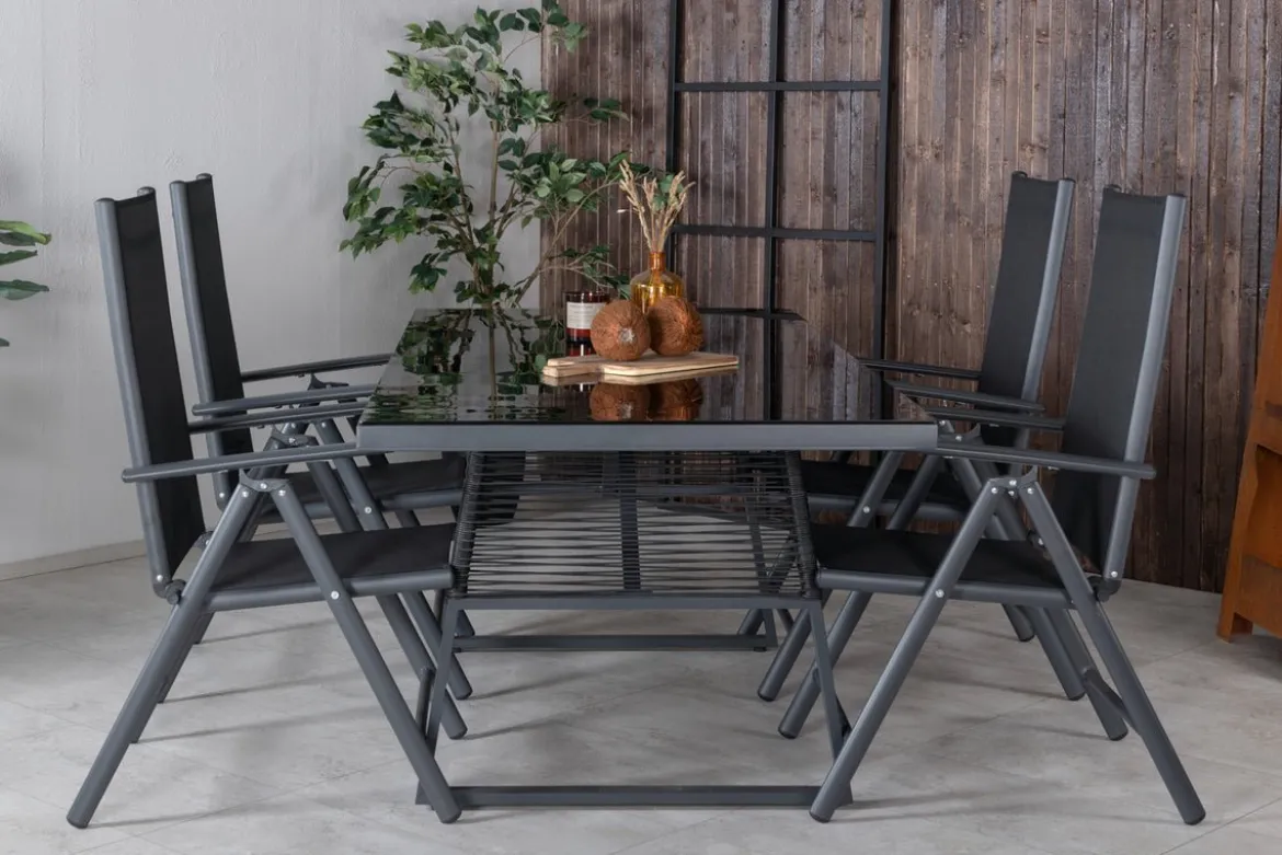2er Set - Gartenstuhl Bologna aus Textilene/Aluminium