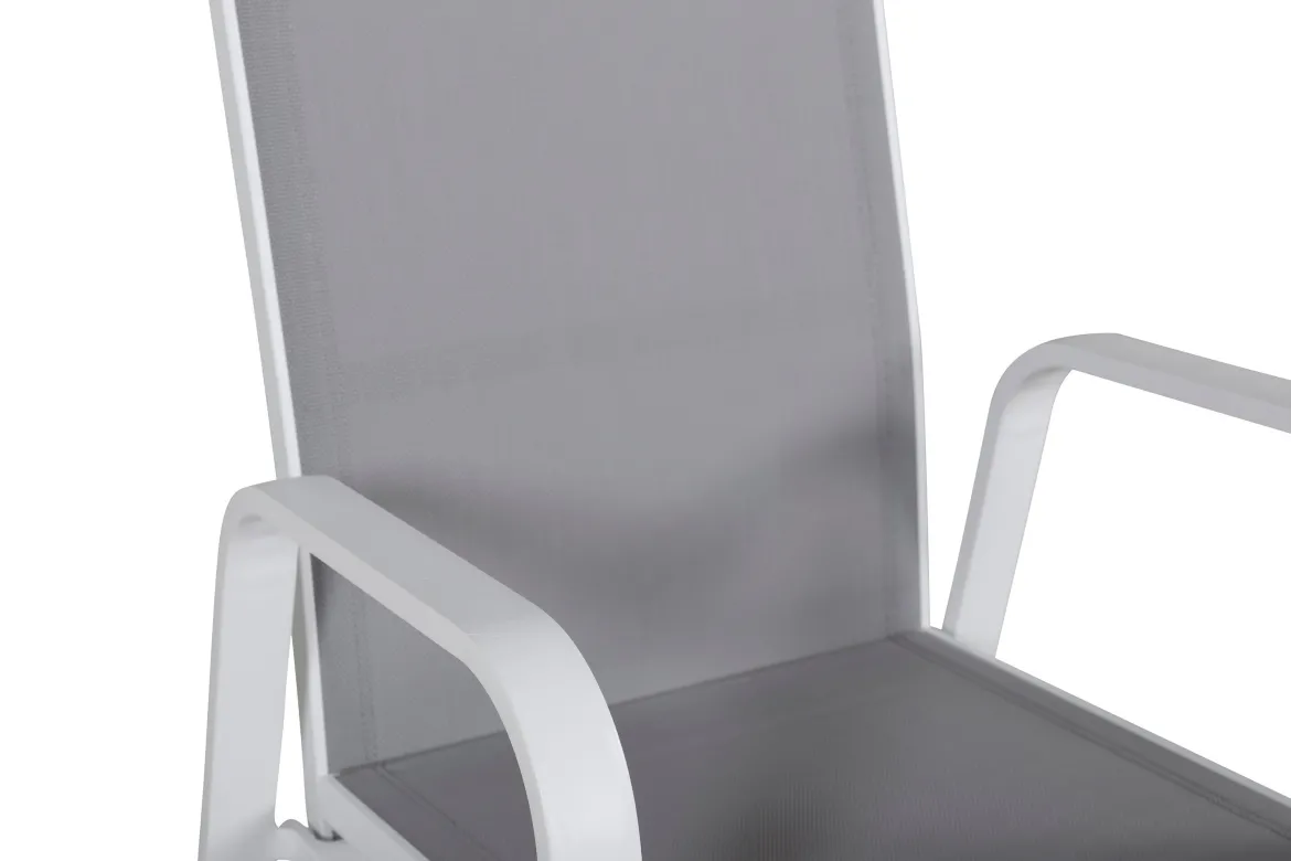 2er Set - Gartenstuhl Bossa aus Textilene/Aluminium