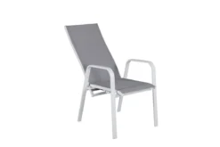 2er Set - Gartenstuhl Bossa aus Textilene/Aluminium