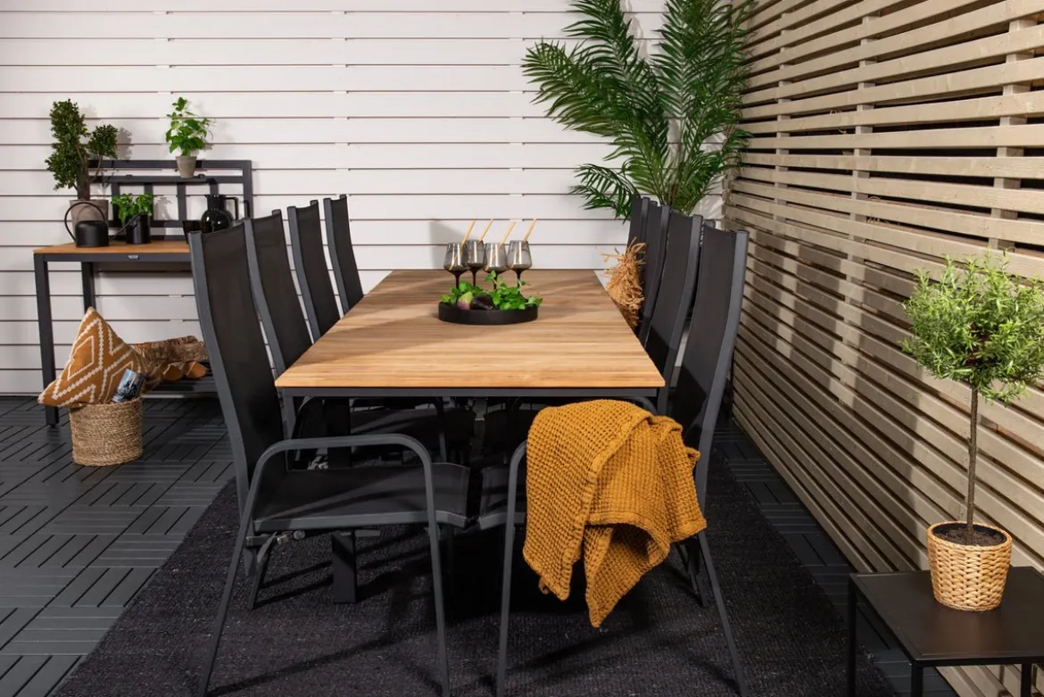 2er Set - Gartenstuhl Bossa aus Textilene/Aluminium