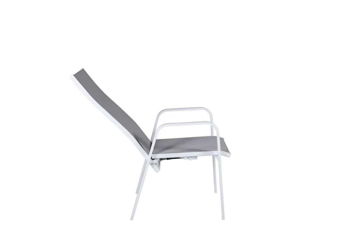 2er Set - Gartenstuhl Bossa aus Textilene/Aluminium