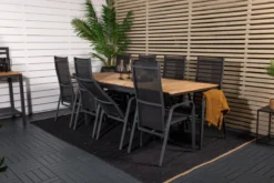 2er Set - Gartenstuhl Bossa aus Textilene/Aluminium