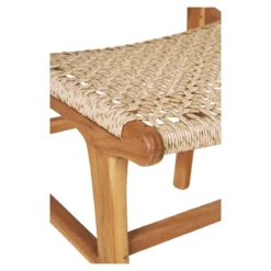 2er Set - Gartenstuhl Capri ohne Armlehne aus Teakholz
