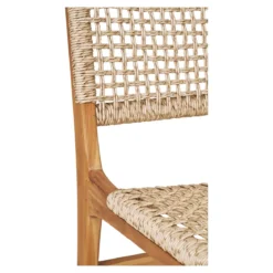 2er Set - Gartenstuhl Capri ohne Armlehne aus Teakholz