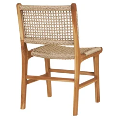 2er Set - Gartenstuhl Capri ohne Armlehne aus Teakholz