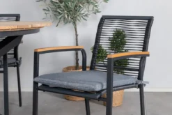2er Set - Gartenstuhl Denver aus Metall/Polyester
