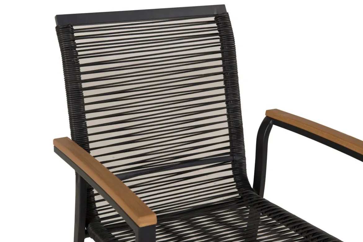 2er Set - Gartenstuhl Denver aus Metall/Polyester