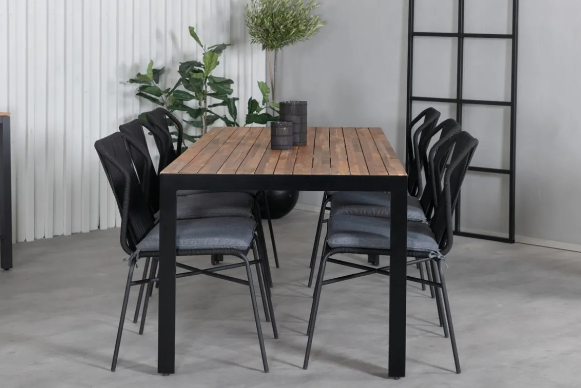 4er Set - Gartenstuhl Elias aus Metall/Polyester