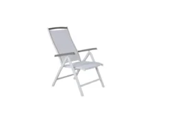 2er Set - Gartenstuhl Kara - Gestell aus Aluminium, verstellbar