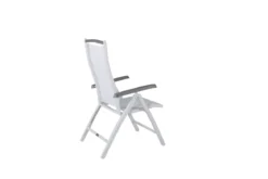 2er Set - Gartenstuhl Kara - Gestell aus Aluminium, verstellbar