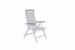2er Set - Gartenstuhl Kara - Gestell aus Aluminium, verstellbar