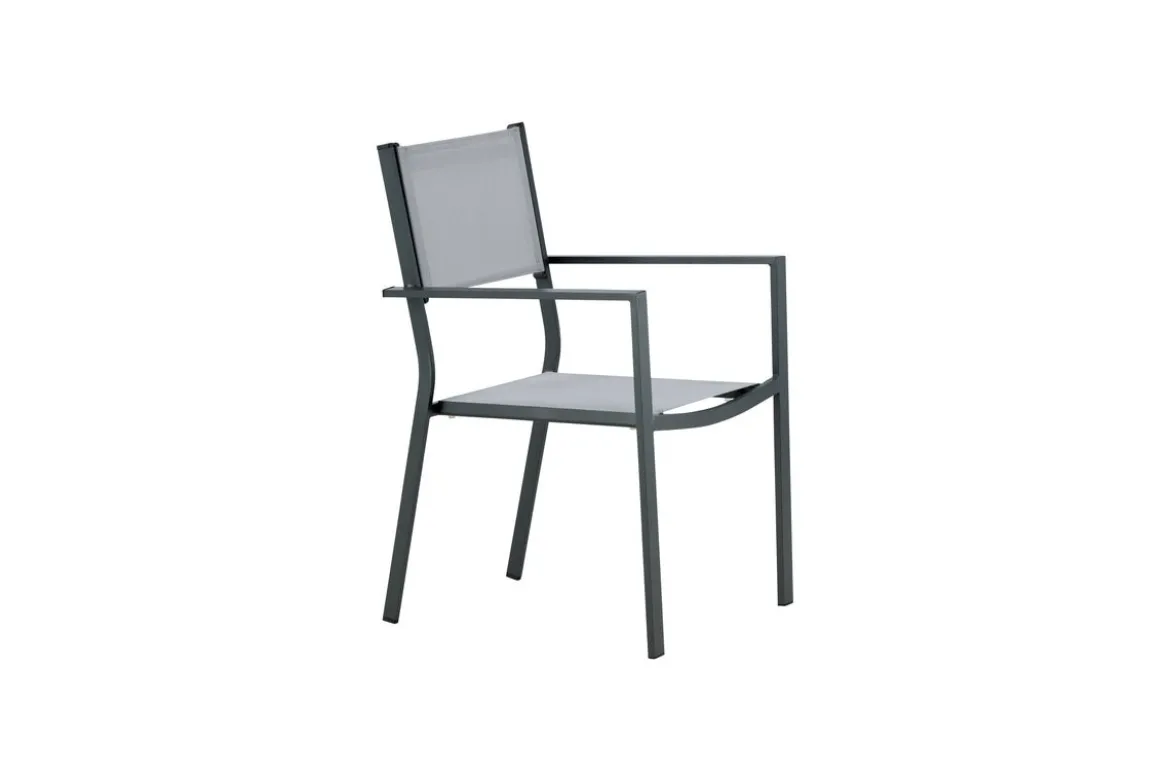 2er Set - Gartenstuhl Karibik aus Aluminium/Textilene