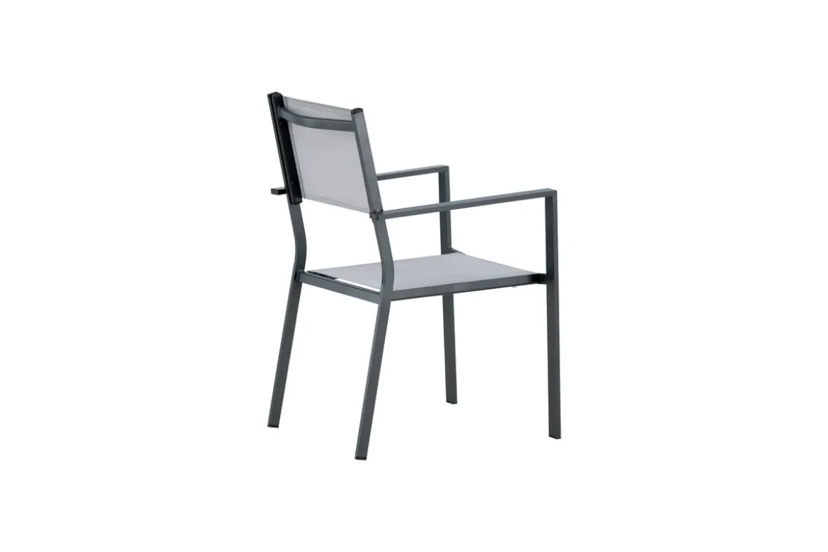2er Set - Gartenstuhl Karibik aus Aluminium/Textilene