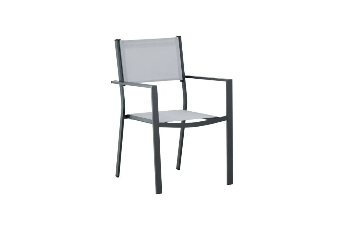 2er Set - Gartenstuhl Karibik aus Aluminium/Textilene