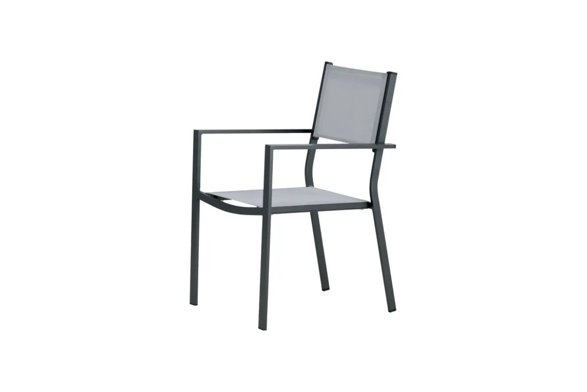 2er Set - Gartenstuhl Karibik aus Aluminium/Textilene