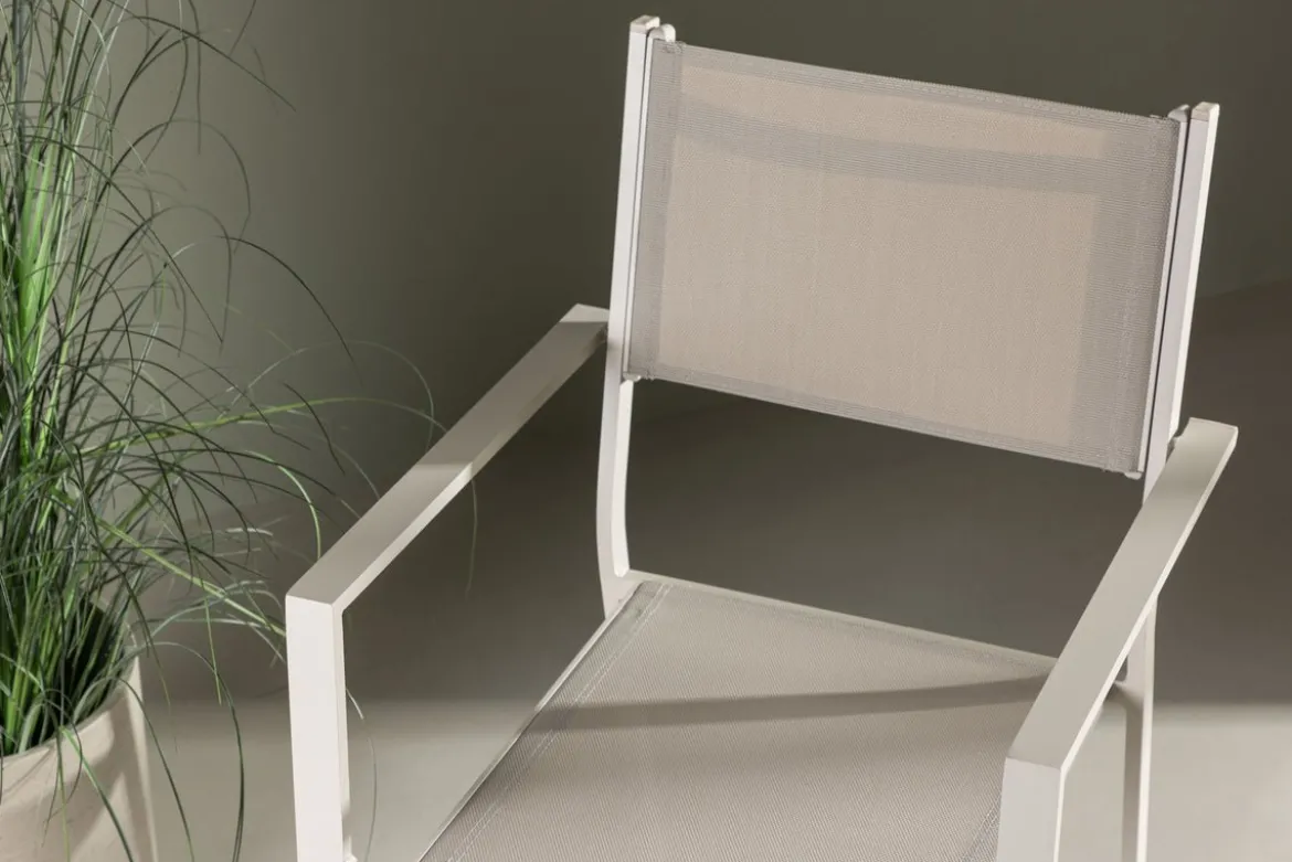 2er Set - Gartenstuhl Karibik aus Aluminium/Textilene
