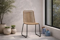 2er Set - Gartenstuhl Lina aus Metall/Polyester
