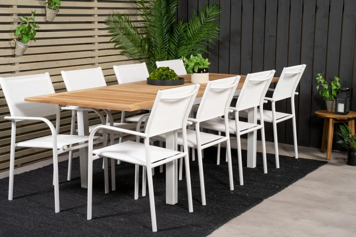 2er Set - Gartenstuhl Marena aus Textilene/Aluminium