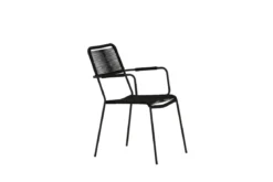 2er Set - Gartenstuhl Marla aus Metall/Polyester