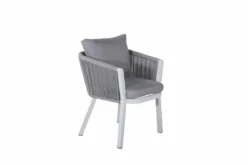 2er Set - Gartenstuhl Myria aus Metall/Polyester