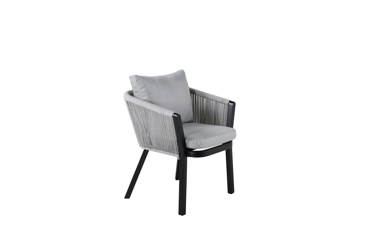 2er Set - Gartenstuhl Myria aus Metall/Polyester