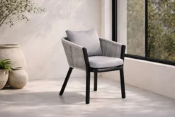 2er Set - Gartenstuhl Myria aus Metall/Polyester