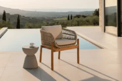 2er Set - Gartenstuhl Sorrento aus Akazienholz