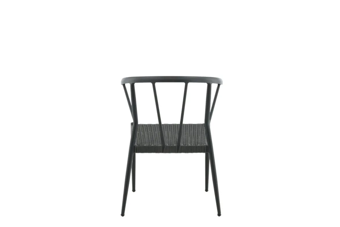 6er Set - Gartenstuhl Tina aus Rattan/Aluminium