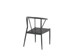 6er Set - Gartenstuhl Tina aus Rattan/Aluminium