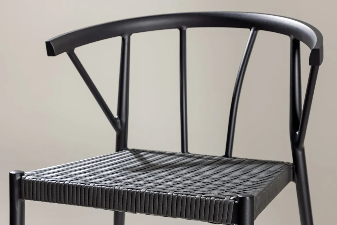 6er Set - Gartenstuhl Tina aus Rattan/Aluminium