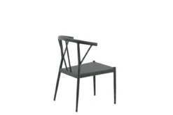 6er Set - Gartenstuhl Tina aus Rattan/Aluminium