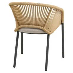 2er Set - Gartenstuhl Veleno in Beige oder Grün