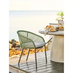 2er Set - Gartenstuhl Veleno in Beige oder Grün