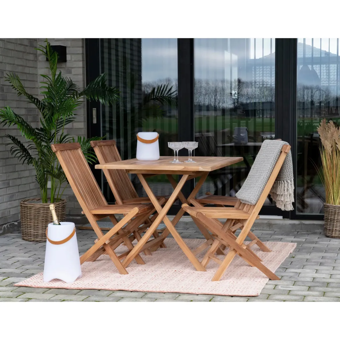 2er Set - Gartenstuhl Voler aus Teakholz