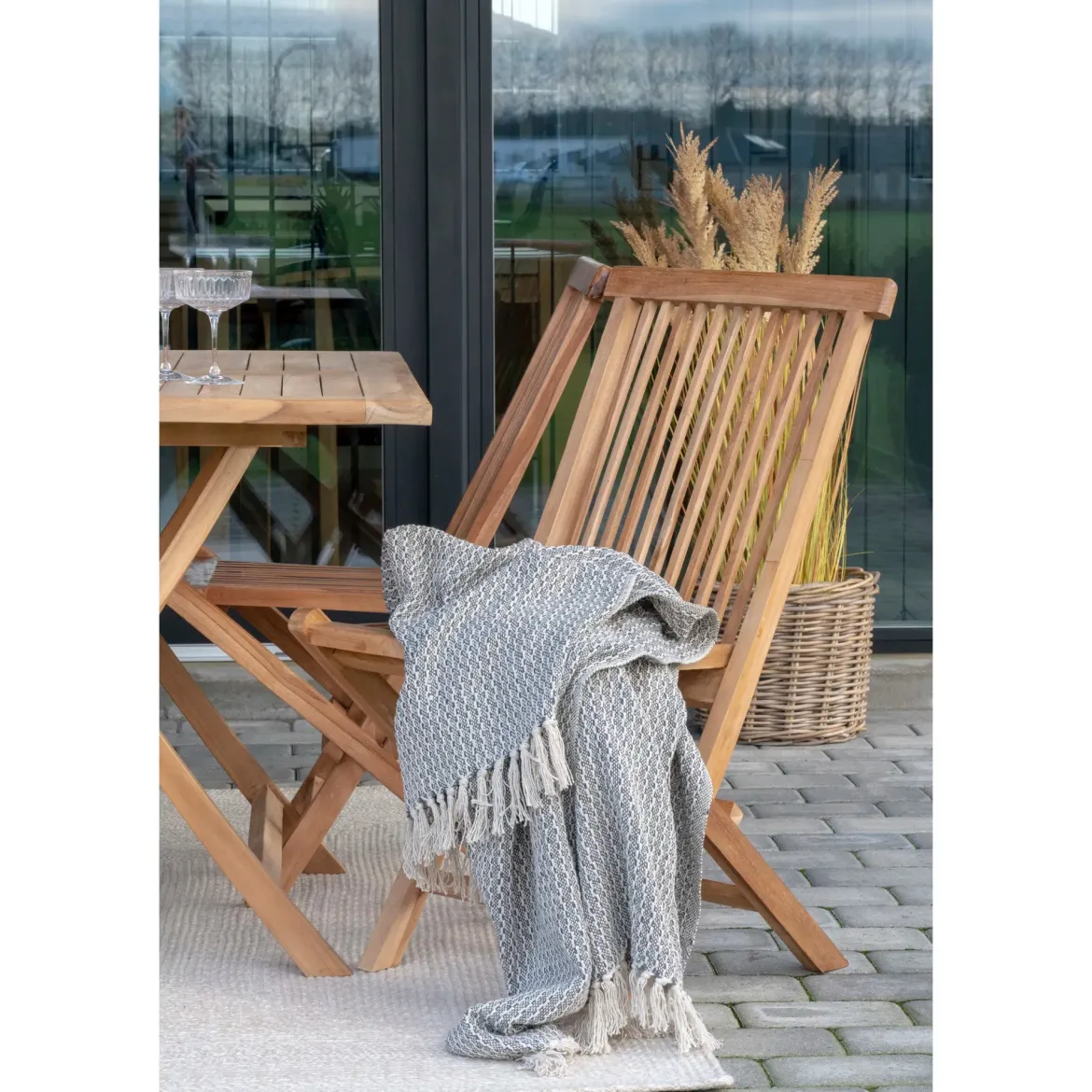2er Set - Gartenstuhl Voler aus Teakholz