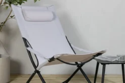2er Set - Sonnenliege Zephyr aus Aluminium/Polyester