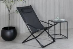 2er Set - Sonnenliege Zephyr aus Aluminium/Polyester