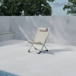 2er Set - Sonnenliege Zephyr aus Aluminium/Polyester