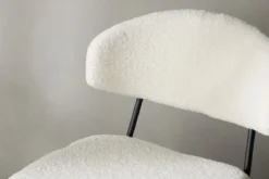 2er Set - Stuhl Antarctica mit weichem Bouclé - Stoff