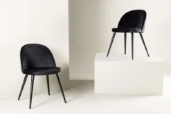 2er Set - Stuhl Brothers in Schwarz oder Grün